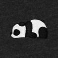 thumbnail image 2 of Dalix Panda Embroidered Fleece Crewneck Long Sleeve Sweatshirt Mens in Dark Heather 2XL XX-Large, 2 of 5