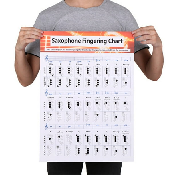 Windfall Saxophone Fingering Chord Chart for Saxophone Beginner