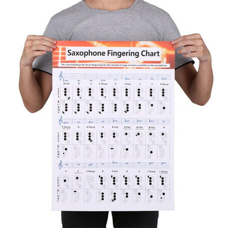saxophone-fingering-chord-chart-easy-to-learn-double-sided-printing-coated-paper-material-perfect-for-beginners-walmart-com for Free Printable Alto Sax Finger Chart Saxophone Fingering Chord Chart, Easy to Learn, Double-sided Printing, Coated Paper Material, Perfect for Beginners - Walmart.com for Free Printable Alto Sax Finger Chart