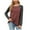Burgundy, variant on IROINNID Womens Long Sleeve Round-Neck Shirts Oversized Pullover Contrast Color Stretchy Loose Blouse,Gray