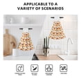 thumbnail image 4 of Yiaed Pumpkins Print Coral Velvet Wipes Absorbent Wipes Cleaning Cloths Household Table and Dish Wiping Cloths, 4 of 7
