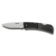 Gerber LST Folding Knife, Plain Edge, Drop Point Blade, Black