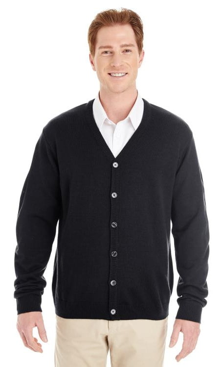 white mens cardigan sweater