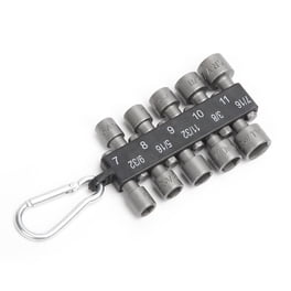 Performance Tool 1/2" Drive 6-Point Socket - 13/16" Size, Chrome Vanadium Steel, Lifetime Warranty
