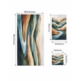 thumbnail image 4 of Colorful Abstract Art Towel Set of 3, Soft Microfiber Bath Towels, Hand Towel, Washcloths, Mountain Modern Watercolor Quick-Dry Absorbent Towels for Bathroom Kitchen Hotel Beach Gym Spa, 4 of 7