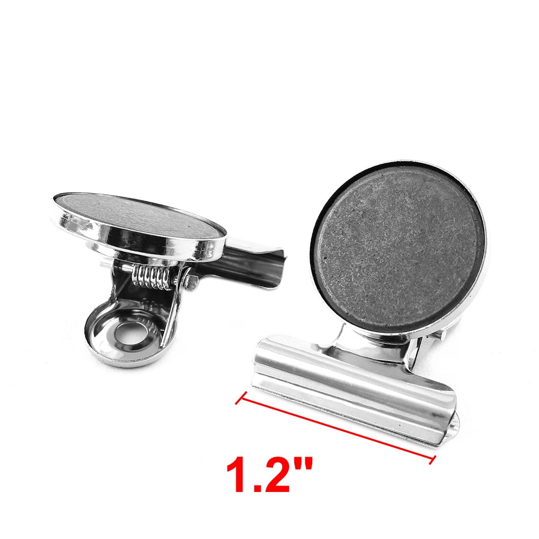 Fridge Spring Loaded Wall Ticket Hook Binder Clamp Clip 12pcs