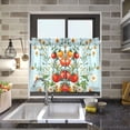 thumbnail image 4 of Yayeee Kitchen Curtains Tier Pair Light Filtering 27"x24" Rod Pocket Short Cafe Window Panel, Colorful Tomatoes, 4 of 7