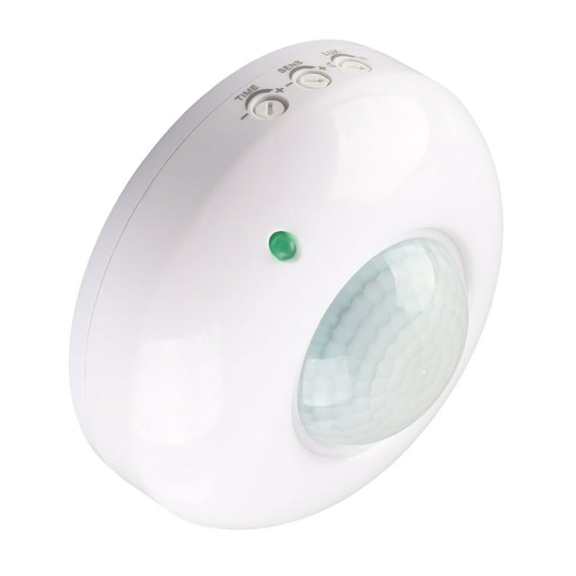 Infrared Motion Sensor, 110V-240V Adjustable Body Motion Movement Ceiling Infrared Sensor Detector Light Bulb Switch Detector Light Switch
