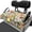 Wild Floral Design, variant on XYZCANDO Vibrant Floral Golf Cart Seat Cover With 4 Front Pockets - Non-Slip Washable Universal 2-Seat Golf Cart Protector
