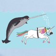 thumbnail image 2 of CafePress - Narwhal Swimming With Unicorn Body Suit - Baby Light Bodysuit, Size Newborn - 24 Months, 2 of 4
