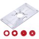 thumbnail image 5 of 23,5 x 12 x 0,8 cm, inserto de mesa de enrutador de tablero abatible rojo para máquina de corte de precisión para grabado de carpintería, 5 of 8