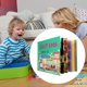 thumbnail image 3 of Vogacara Libro silencioso de papel impermeable para padres e hijos, libros de de desarrollo táctil educativo interactivo para interiores, sala de Juguetes Transporte Vogacara FN010232-02B, 3 of 6