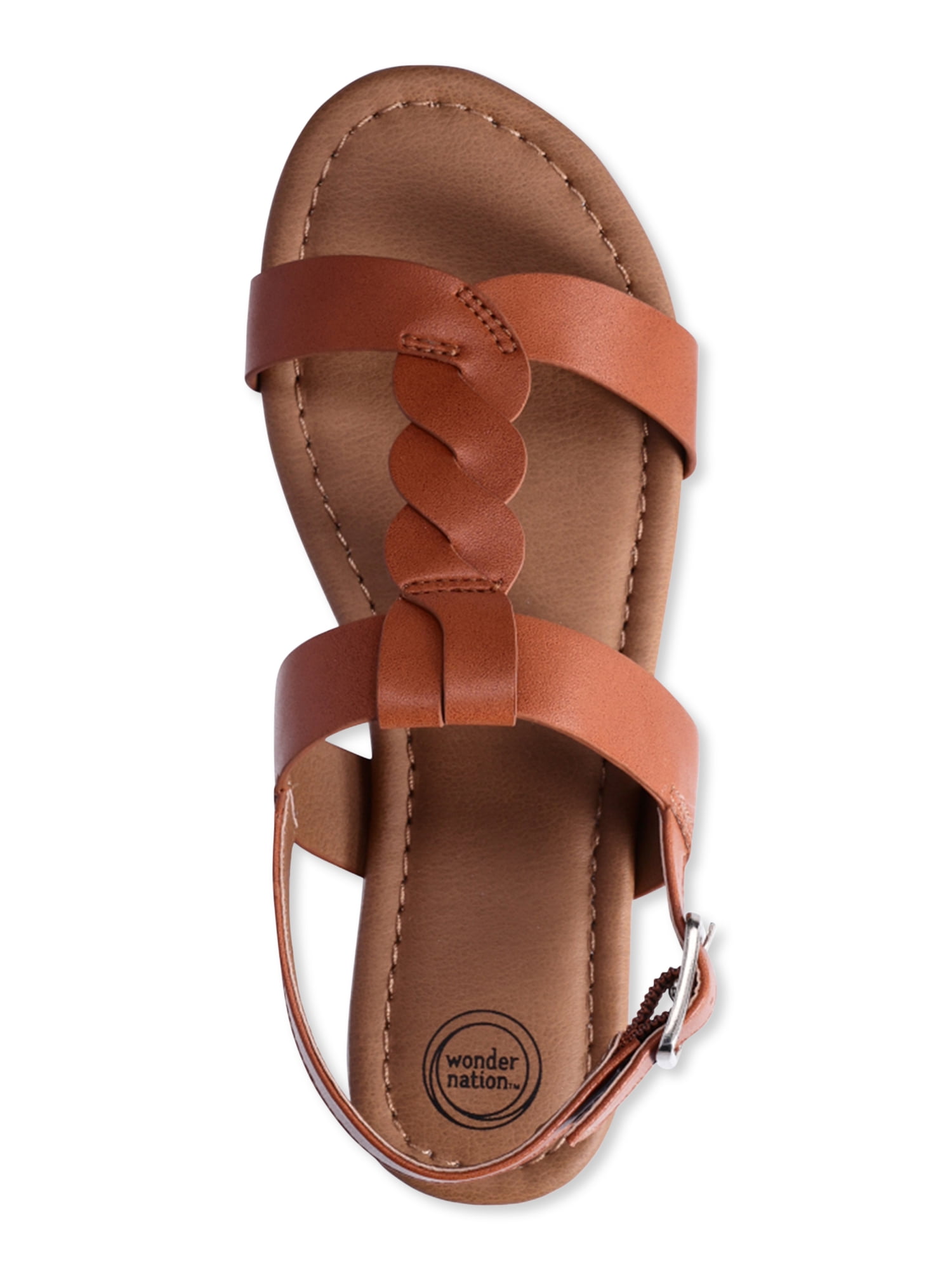 Little Girls and Big Girls Braid Sandals