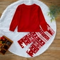 thumbnail image 3 of GRNSHTS Baby Boys Girls Matching Christmas Clothes Print Top T-Shirt and Red Plaid Pants Winter Outfits (Red&tree,3-4T), 3 of 14