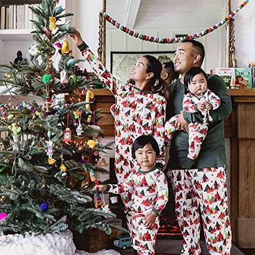 Matching christmas pyjamas and baby grow hotsell