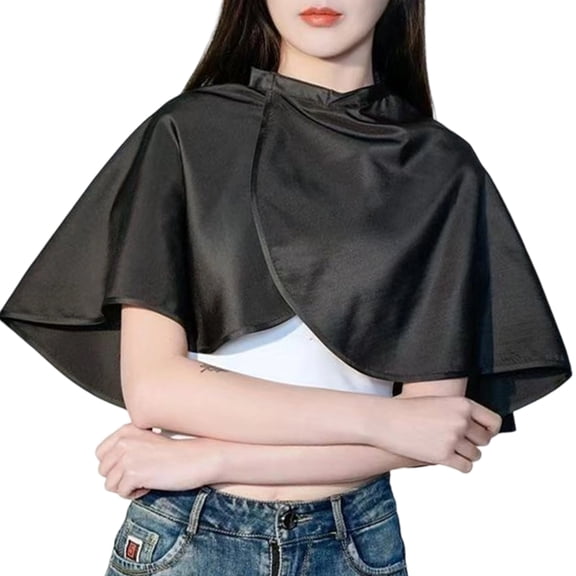Barber Cutting Cloth Waterproof Styling Cape For Bridal Makeup Stain Resistant Salon Stylist Hair Dyeing Protection Cape