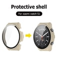 thumbnail image 2 of Protector de pantalla de película de vidrio templado para PC para Xiaomi Watch S1 (Marfil) WDOplteas Para estrenar, 2 of 9
