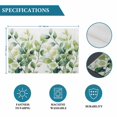 thumbnail image 6 of Watercolor Botanical Green Placemats Set of 2, Eucalyptus Leaves Washable Wipeable Table Mats for Dining Tables, Indoor Outdoor Kitchen Place Mats for Holiday Party Table Decor, 6 of 9