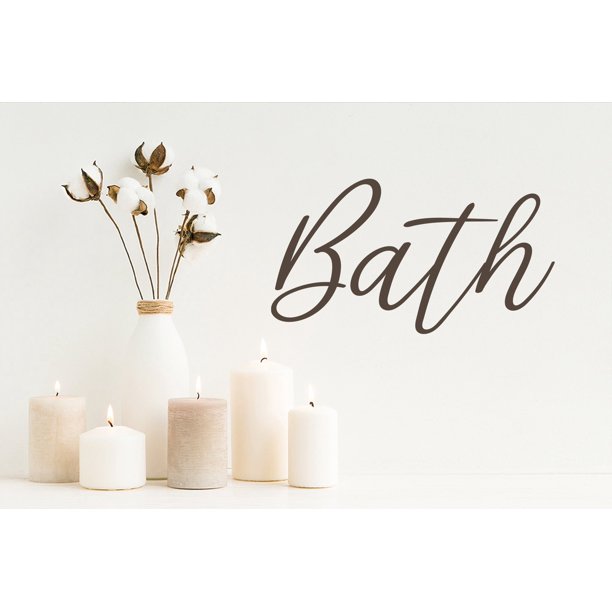 Bath Bathroom Wall Decal