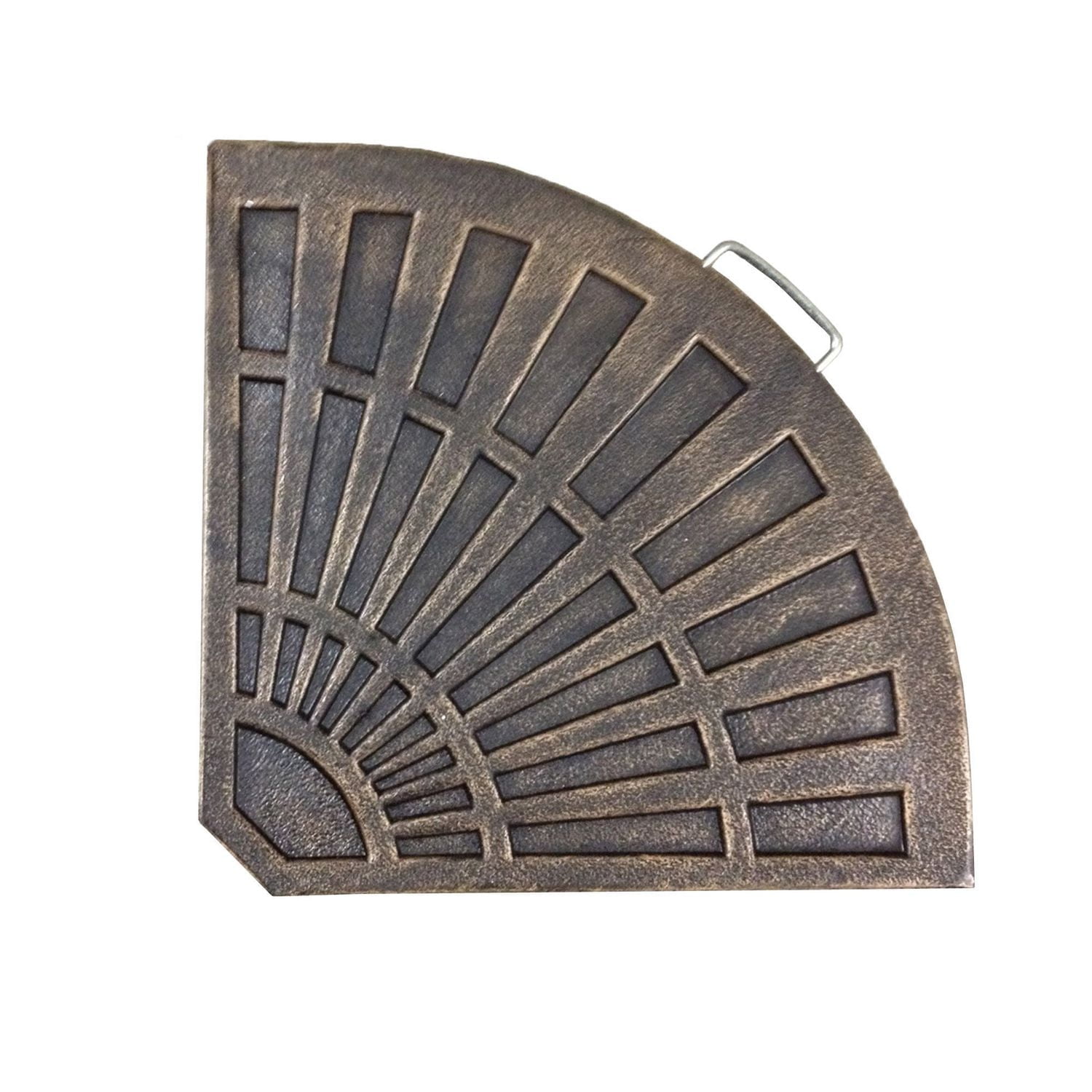 Ensemble de 4 poids de base pour parasol de 30 livres en résine de couleur bronze d'Island Umbrella