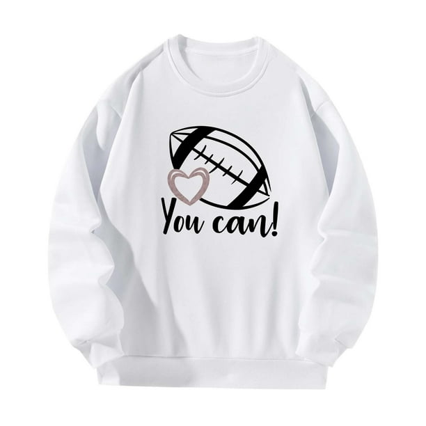 Sudadera para Mujer Elegante Jersey Blanco para Uso Diario Compras Vacaciones SG Yuyangstore Camisa de entrenamiento