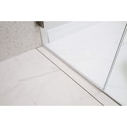 Mark E Industries Goof Proof 48in Linear Shower Drain Kit with TileOn Insert Top