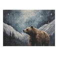 thumbnail image 5 of JRXY Bear Mountain Stars Moon Wooden Jigsaw Puzzle Challenging Difficult Wood Puzzles for Adults Gift for Family Friends 300 PCS, 5 of 6