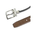 thumbnail image 4 of Izod Boy's Reversible Dress Belt, Black/Brown, X-Large, 4 of 7