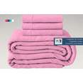 thumbnail image 3 of Juego de Sábanas Polares King Size We2 Dream - Aislamiento Térmico de Alta Densidad para Climas Fríos y Dormitorios con Aire Acondicionado - Textura Soft Extra Cálida - Color Rosa, 3 of 10
