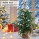 thumbnail image 4 of Tabletop Mini árbol De Navidad, Escritorio Centro De árboles De Navidad En Miniatura Artificial Con Bolsas De Tela, Para Casa, Decoración De La Oficina, Verde, 4 of 7