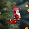 thumbnail image 5 of Fiudx Artículos en oferta con ofertas flash Adornos para árbol de Navidad con 26 letras, adornos para árbol de Navidad, adornos navideños personalizados para hacer tú mismo, decoración navideña, deco, 5 of 5