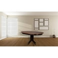 thumbnail image 3 of 5-Pc Double X Wood Dining Set in Whiskey/Mocha Brown, 3 of 15