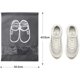 thumbnail image 3 of Shoe Bag 15 Pieces, Breathable Non-woven Shoe Covers with Drawstring Clear Window Dustproof Compatible for Travel Home Storagenavy, 3 of 5