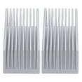 thumbnail image 3 of 2Pcs Aluminum Cooling Fins Heat Radiator Heatsink Kit for Electronic Chip CPU, 3 of 7