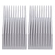 thumbnail image 2 of Kit de disipador térmico de radiador de calor de aluminio con aletas de refrigeración para CPU con Chip electrónico 100x40x30mm con adhesivo conductor térmico 2 uds, 2 of 5