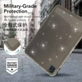 thumbnail image 2 of ELEHOLD For Apple iPad Pro 11 2022/2021/2020/2018 Slim Glitter Clear Case Soft TPU Cover, Military Grade Proetction, Reinforced Shock-Absorbing Corner, Slim&Lightweight, Grey, 2 of 9