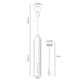 thumbnail image 4 of Fakrich White Handheld Milk Frother Wand for Coffee, Rechargeable Electric Whisk, Drink Mixer Coffee Frother For Latte, Cappuccino, Hot Chocolate, Egg, 4 of 9