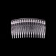 thumbnail image 1 of Peine de plástico de 16 dientes para el cabello, peine de 8,5 x 5 cm, peine clásico alargado para flequillo, peine para el cabello de anciano, joyería para peinar, 1 of 6