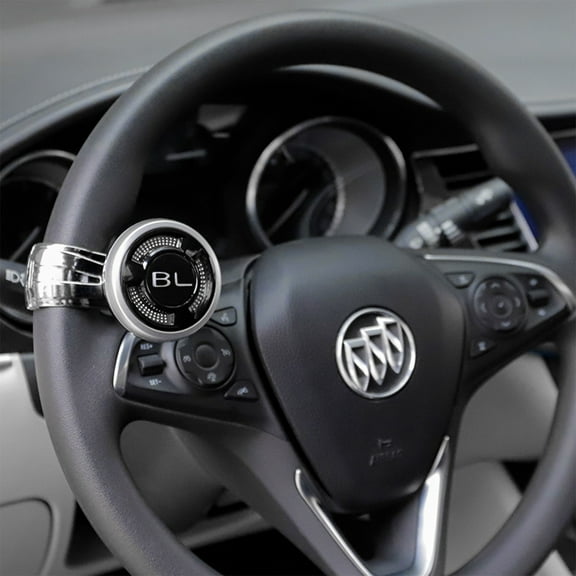 Steering Wheel Knob Spinners, Universal Spinner Knob Steering Wheel Ball Knob For Heavy Duty, Vans, Pickup Trucks, Semi, Tractors, Sport Steering Wheels-Fan Silver Booster Ball