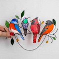 thumbnail image 3 of Acrylic Stained Bird Glass Window Wall Hanging Birds Window Wall Panel, 3 of 3