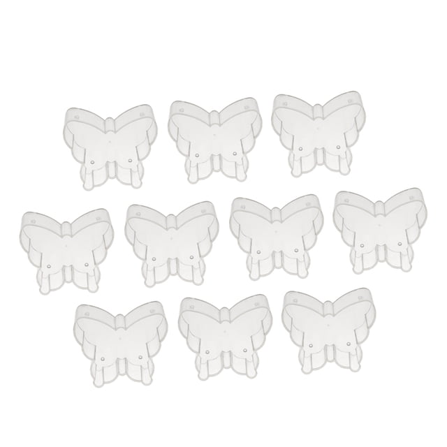 10x Tazas de Plástico Cras Mariposa Linda de 49mm Sunnimix Portacandelitas