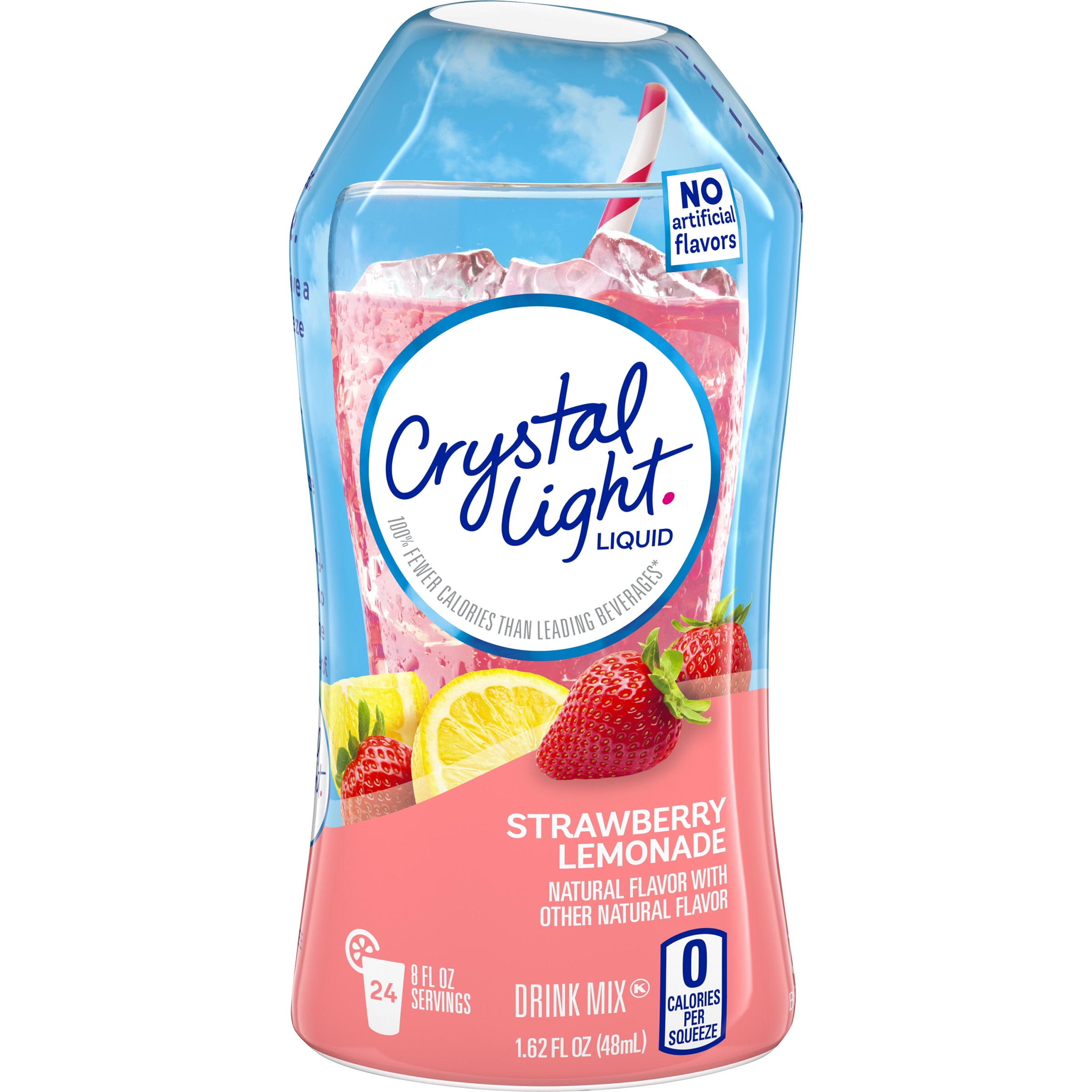 Crystal Light Liquid Strawberry Lemonade Naturaly Flavored Drink Mix, 1