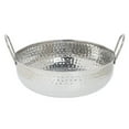 thumbnail image 4 of HUBERT® Hammered Stainless Steel Serving Bowl with Handles - 7" Dia x 1 1/2" H, 4 of 5