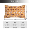 thumbnail image 2 of Fotbe Dachshund Dog Puppy Funda de Almohada Decorativa Estilo Occidental, Lujo en Algodón, Fundas para Almohadas King, Cojín Estampado para Decoración del Hogar-16"x24", 2 of 6
