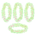 thumbnail image 1 of KAKOWELY 4 piezas de collar de fiesta hawaiano con guirnalda de flores artificiales y leis hawaianos, 1 of 5