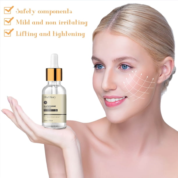 glutathione en la piel Esencias para el cuidado de con glutatión, hidratante, nutritivo, iluminador, reduce las líneas finas y las arrugas y repara la piel, 30 ml Methylcobalamin Inj 1500 Mcg