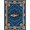 Navy Blue, Pattern 15, variant on ODIKA Bass Lake Vintage Lure Cabin Motif Tackle Border Fish Fishing Refined Structured for Playroom, Bedroom, Reading Nook, Pet Friendly & Kids Safe Play