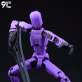 thumbnail image 2 of (Assembly Completed) T13 Action Figure Set,Dummy 13 Robot Action Figure, Lucky 13 Collectible Action Figure Articulated, 2 of 3