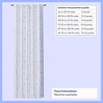 thumbnail image 3 of Mainstays Kids Light Purple Printed Glow in the Dark Blackout Rod Pocket with Back Tabs Single Curtain Panel, Multicolor Star Print, 38" W x 84" L, 3 of 10