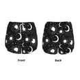 thumbnail image 5 of Lsque Crescent and Stars Printed Women's Running Shorts with Liner Pockets,Elastic Quick Dry Workout Athletic Gym Yoga Shorts,Womens High Waist Shorts-Small, 5 of 9